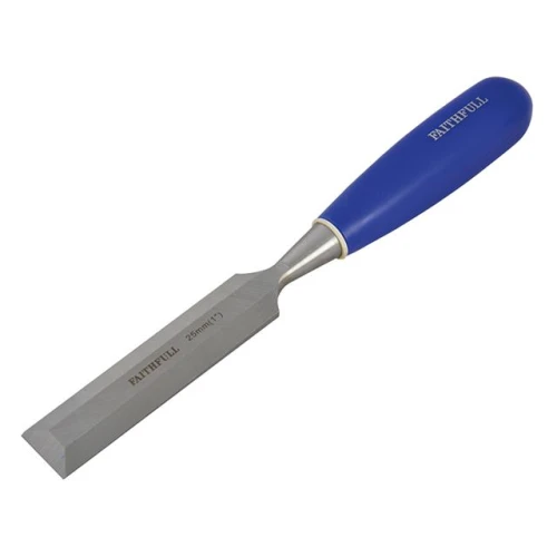 Faithfull Bevel Edge Chisel Blue Grip 25mm (1 In)