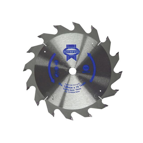 Faithfull Trim Saw Blade TCT 136 x 10 x 30t