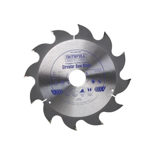 Faithfull Circular Saw Blade TCT 190 x 30 (16 & 20) x 12t POS