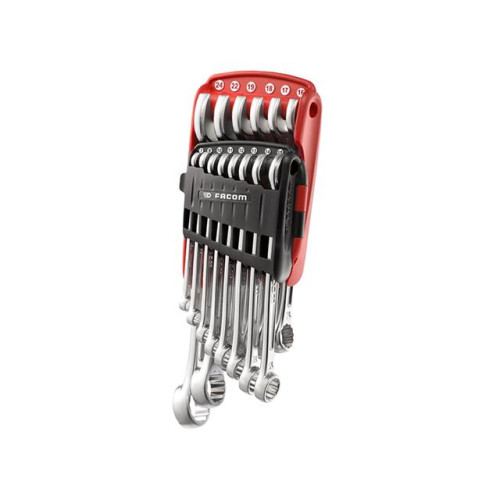 Facom 440.JP14P Combination Spanner Set of 14 Metric 7 to 24mm