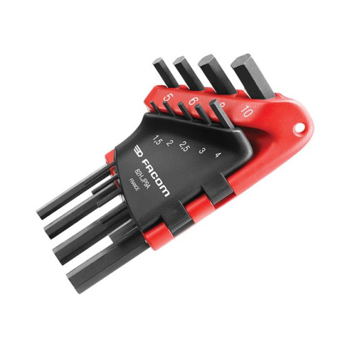 Facom 82H.JP9A Hexagon Key Set of 9 Metric