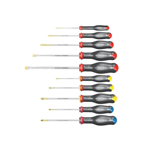 Facom ProtwistÂ® Screwdriver Set, 10 Piece