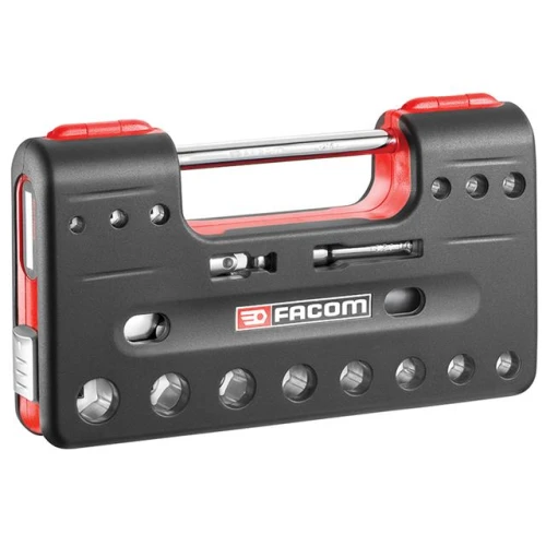 Facom Square Drive 6pt Detection Box Socket Set