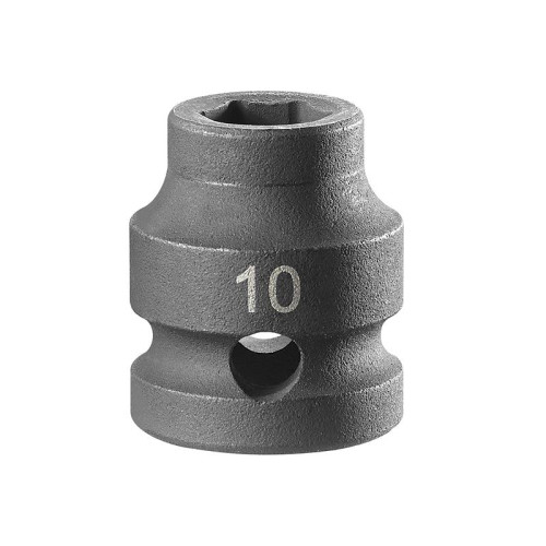 Facom 6-Point Stubby Impact Socket 1/2in Drive 10mm