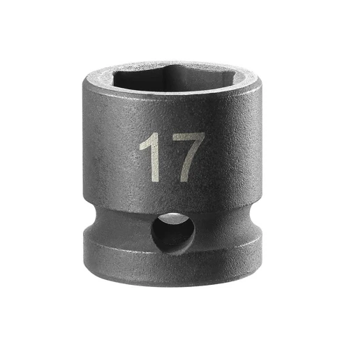 Facom 6-Point Stubby Impact Socket 1/2in Drive 17mm