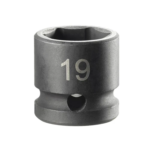 Facom 6-Point Stubby Impact Socket 1/2in Drive 19mm