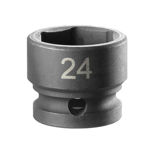 Facom 6-Point Stubby Impact Socket 1/2in Drive 24mm