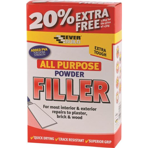 POWDER FILLER WITH 20% FREE 1.5KG