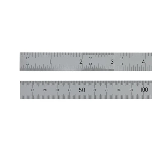 Fisher Satin Chrome Rule 150mm / 6in
