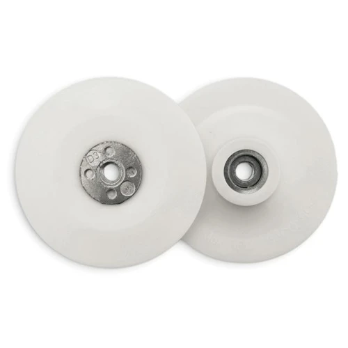 Flexipads Angle Grinder Pad White 100mm 3/8 x 24 UNF