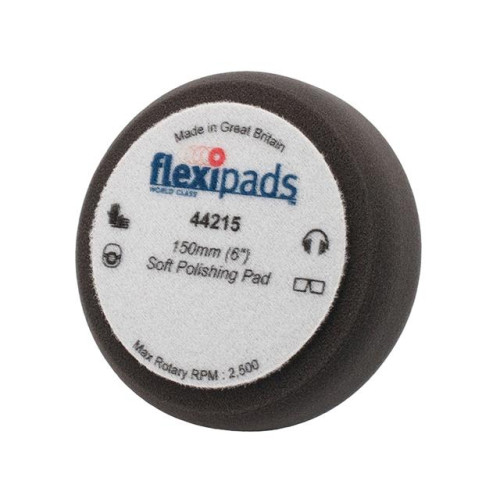 Flexipads Black Polishing Foam 150mm x 50mm VELCROÂ®