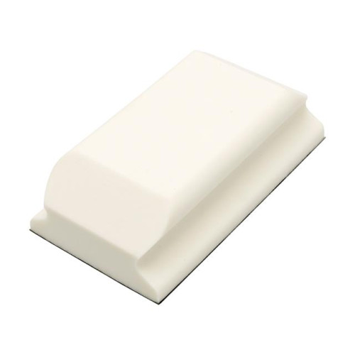 Flexipads Hand Sanding Block Shaped White PUR VELCROÂ® Brand 70 x 125mm
