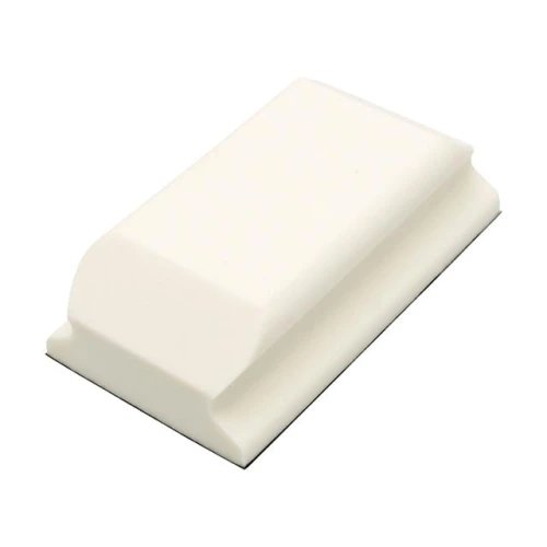 Flexipads Hand Sanding Block Shaped White PUR VELCRO&Acirc;&reg; Brand 70 x 125mm