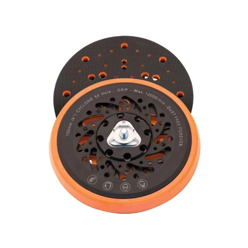 Flexipads Cyclone&acirc;&cent; Backing Pad Medium 53 Hole 150mm