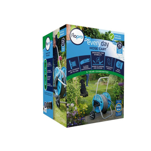 Flopro Everyday Hose Cart & 25m Hose