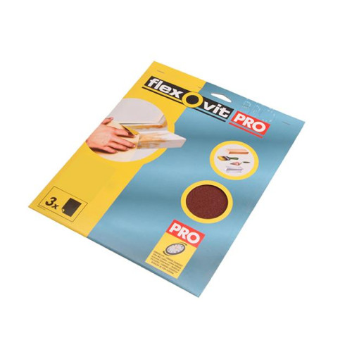 Flexovit Aluminium Oxide Sanding Sheets 230 x 280mm Assorted (25)