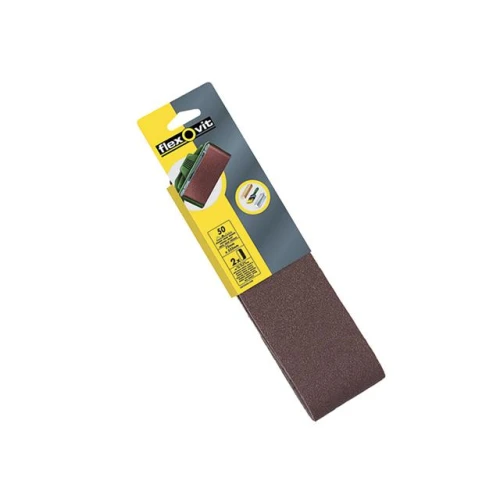 Flexovit Cloth Sanding Belts 533mm x 75mm 80g Medium (2)