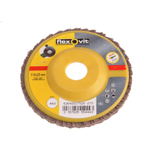 Flexovit Flap Discs For Angle Grinders 125mm