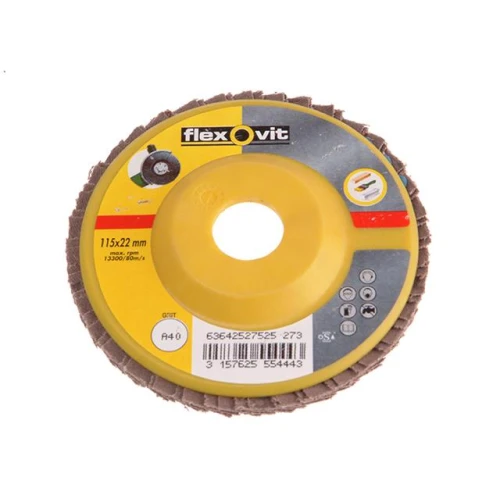 Flexovit Flap Discs For Angle Grinders 115mm