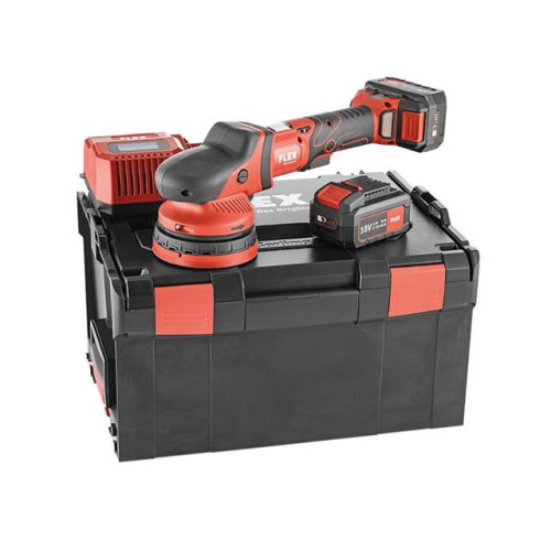 Flex XCE 8125 18.0-EC Random Orbital Polisher 18V 2 x 5.0Ah Li-ion