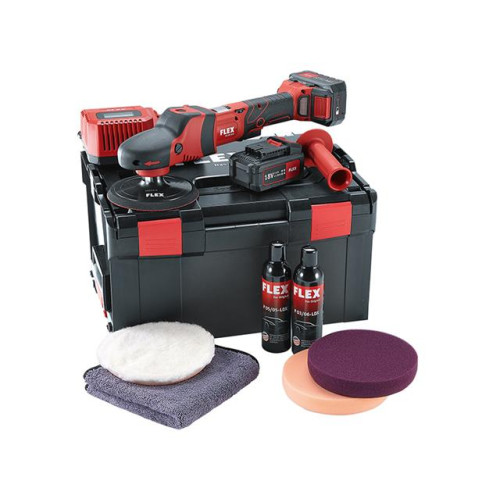 Flex Power Tools Cordless Rotary Polisher 150mm 18V 2 x 5.0Ah Li-ion