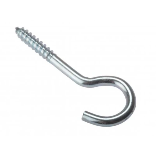 Screw Hooks Zinc Plated 60mm