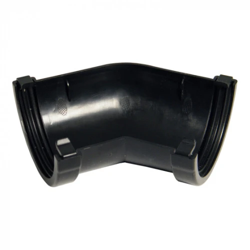 Floplast Miniflow 75mm 135 Deg Gutter Bend Black
