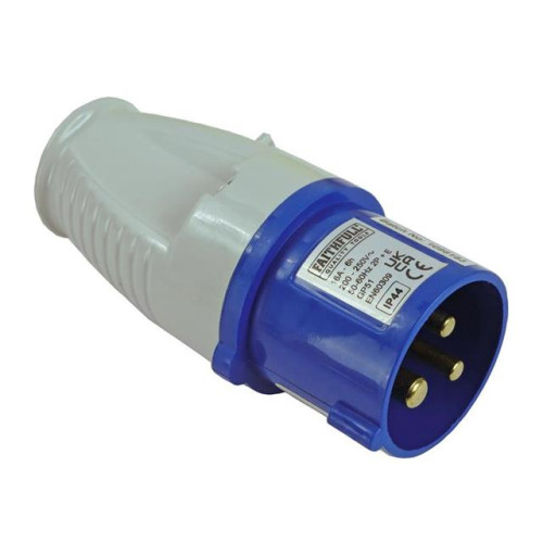 Blue Replacement Plug 240 Volt 16 Amp