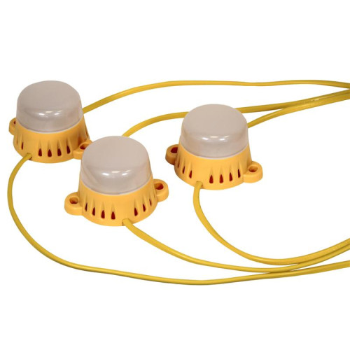 Faithfull Festoon Lights 10 LED Bulbs 110V 22m