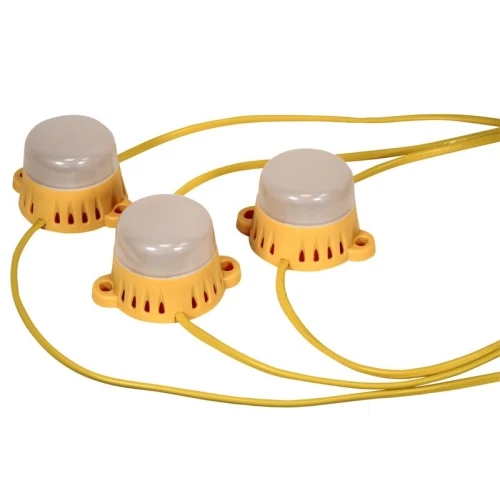 Faithfull Festoon Lights 10 LED Bulbs 110V 22m