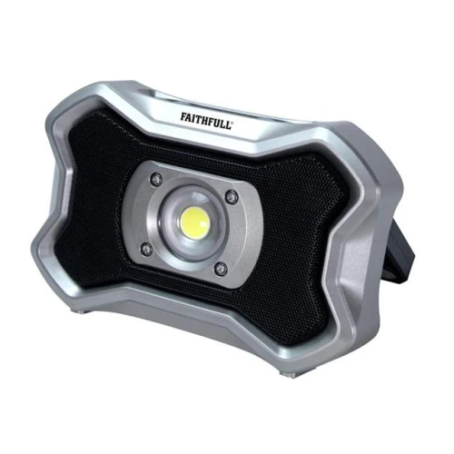 Faithfull Rechargeable Work Light with Speaker 20W