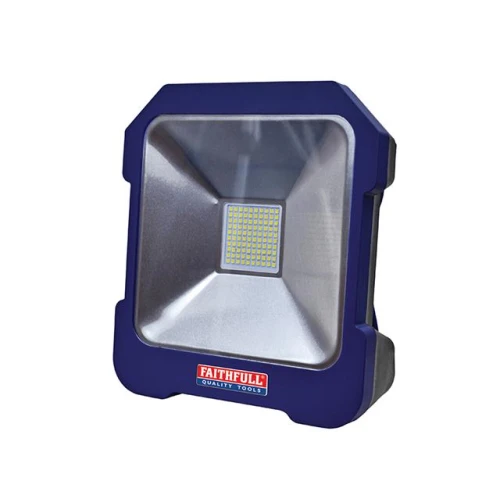 Faithfull Cool Touch Task Light With Power Take-Off Socket 20 Watt 240 Volt