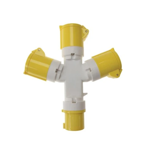 Faithfull 3 Way Splitter 110 Volt