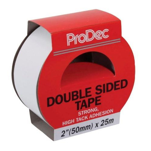 HEAVY DUTY DOUBLE SIDED TAPE - 25M ROLL 48mm