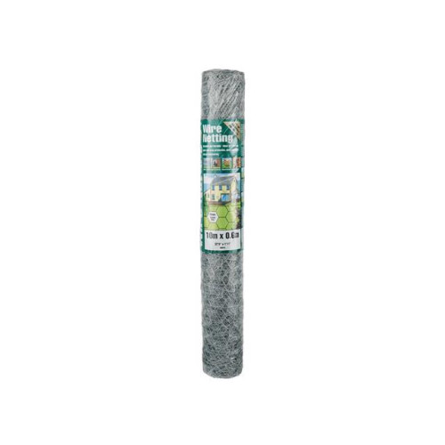 Gardman Galvanised Wire Netting 25mmÂ² Hexagon, 10 x 0.6m