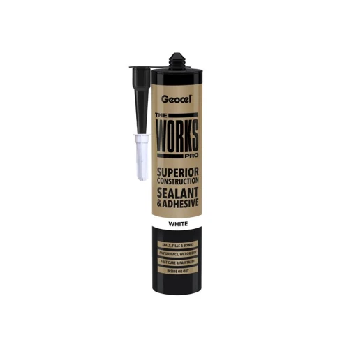 Geocel THE WORKS PRO Sealant & Adhesive White 290ml