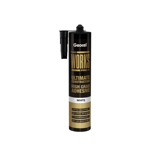 Geocel THE WORKS PRO X High Grab Adhesive White 290ml
