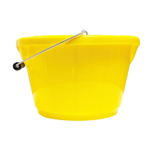 Red Gorilla B4 Shallow Bucket Yellow 10 litre