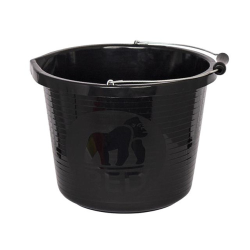 Red Gorilla Premium Bucket 3 Gallon (14L) - Black