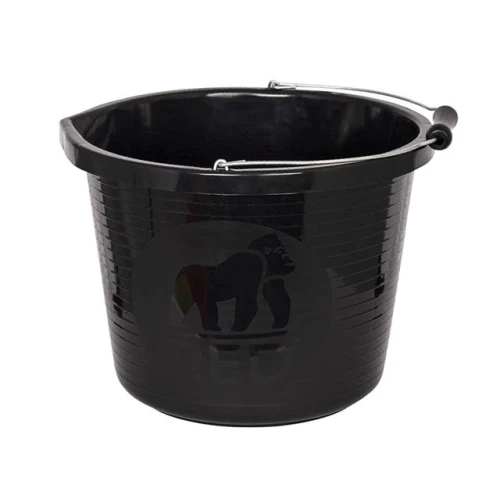 Red Gorilla Premium Bucket 3 Gallon (14L) - Black