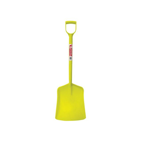 Red Gorilla One Piece Plastic Shovel - Yellow