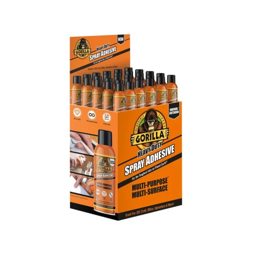 Gorilla Glue Heavy-Duty Spray Adhesive Display Cube