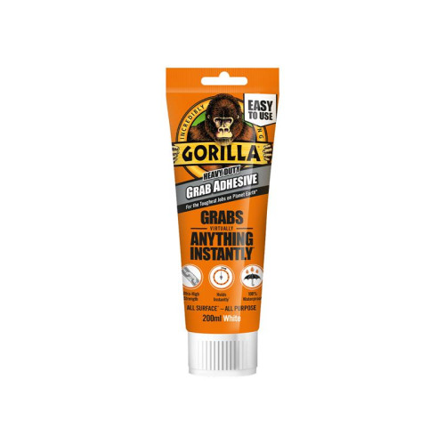Gorilla Glue GorillaÂ® Heavy-Duty Grab Adhesive White 200ml