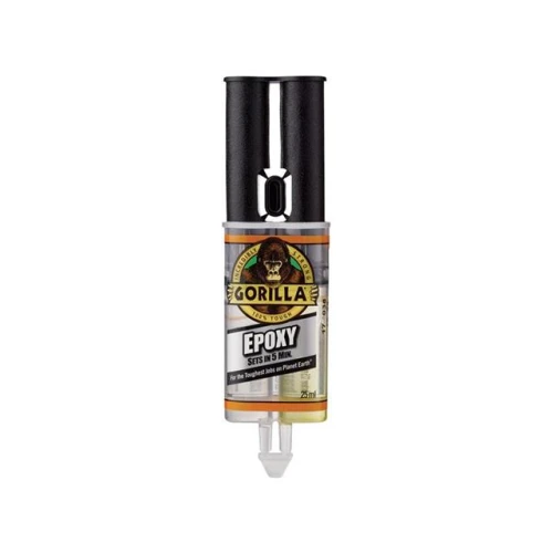 Gorilla 5 Min 2-Part Epoxy Syringe 25ml