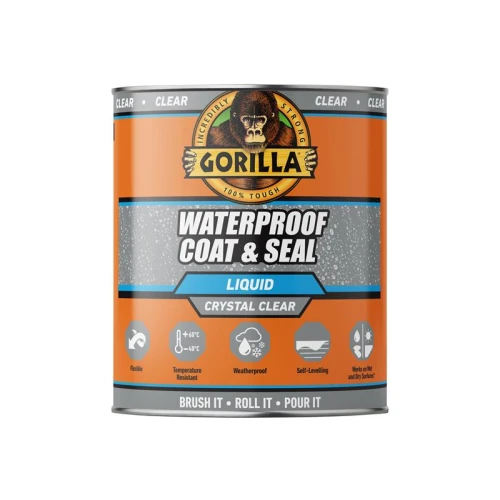 Gorilla Glue Gorilla&Acirc;&reg; Waterproof Coat & Seal Clear 473ml