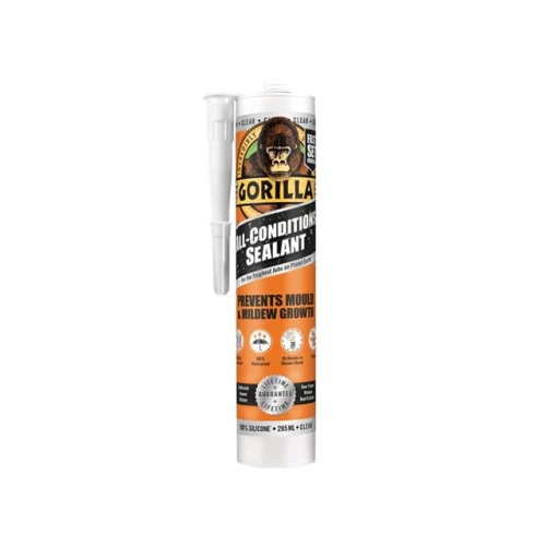 Gorilla Mould Resistant Sealant Clear 295ml