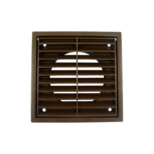 Extractor Vent 4" Fixed Brown