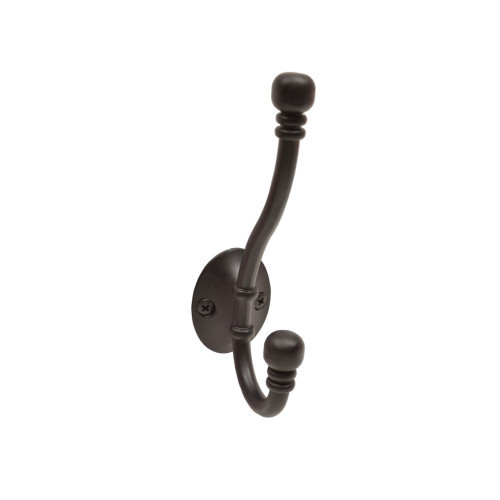 Black Antique Ornate Hat & Coat Hook