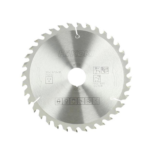 Hikoki Circular Saw Blade 185 x 30mm x 36T