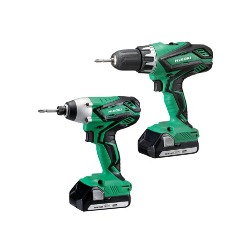 Hikoki KC18DGLJAZ Twin Pack 18V 2 x 1.5Ah Li-ion
